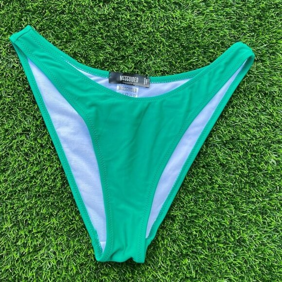 MISSGUIDED High Cut Bikini Bottom size 6 - Picture 2 of 6